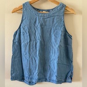 Gap Open Back Smock Tank Top